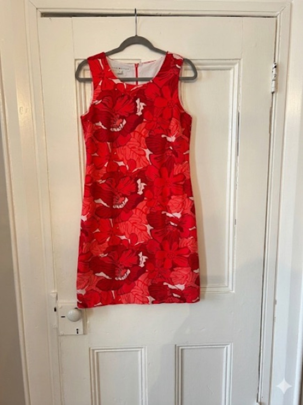 Tommy Hilfiger Red and Pink Floral  Dress Sz 6